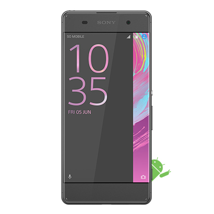 Sony Xperia XA 16GB Black  (Silver-67181)